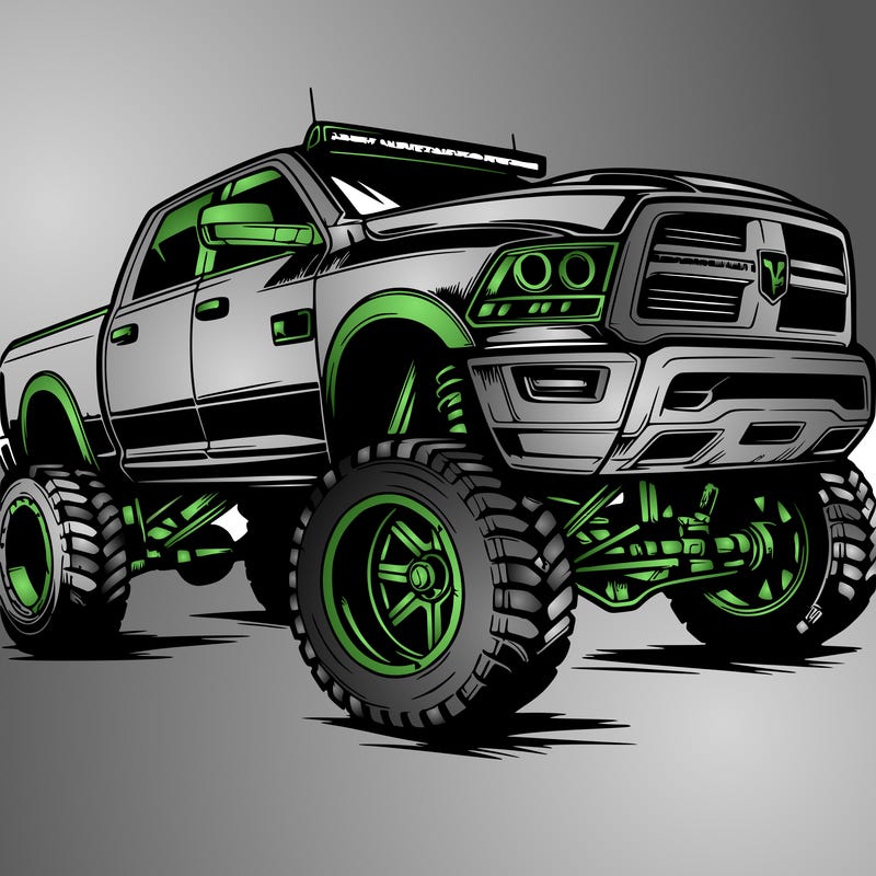 lifted dodge ram