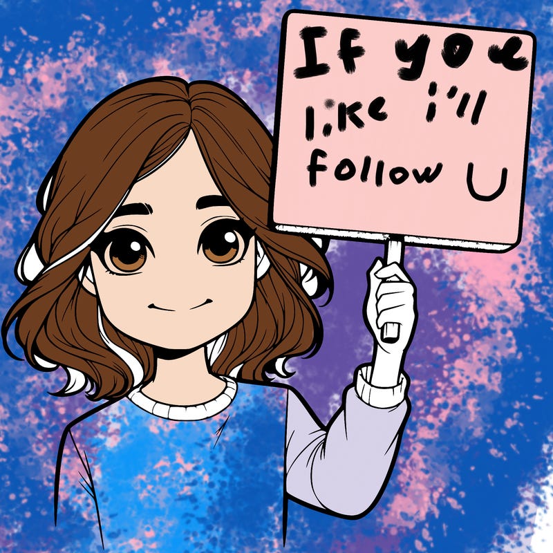 realistic girl holding up a sign