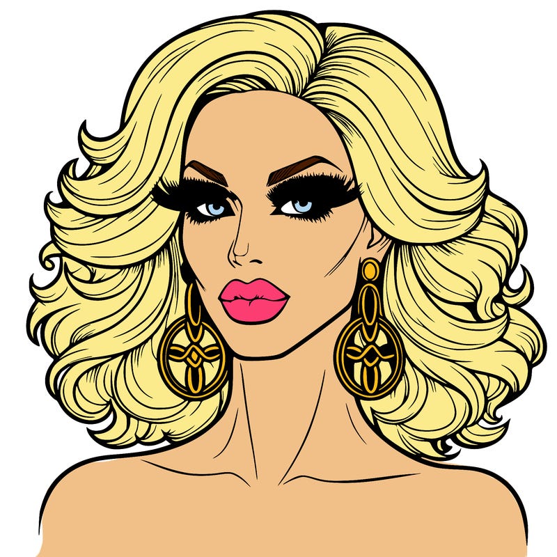 realistic drag queen