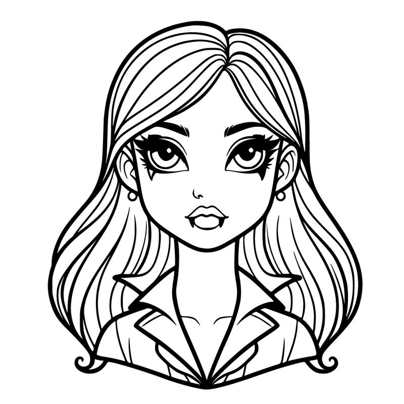 girl vampire realistic