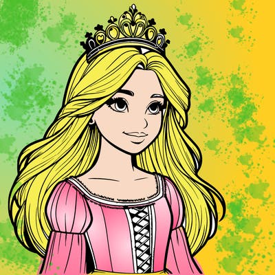 a realistic medieval princess with a tiara