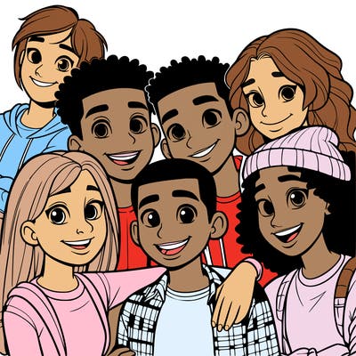 a mixed friend group