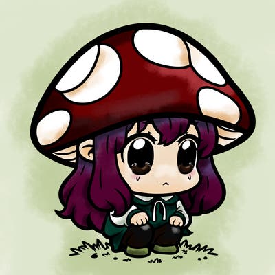 frog mushroom hat anime