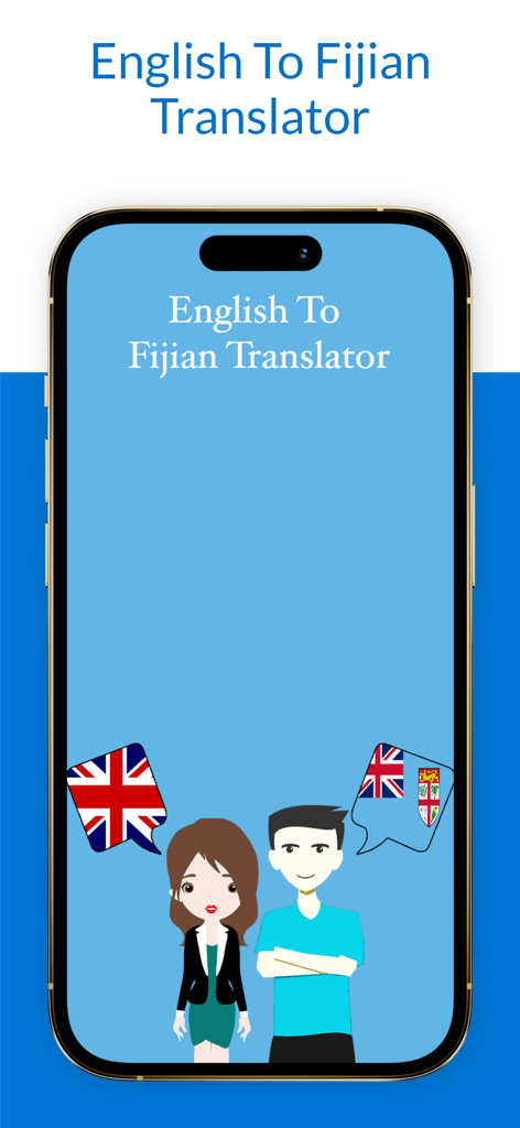 English To Fijian Translator - English to Fijian Translator mobile app splash screen