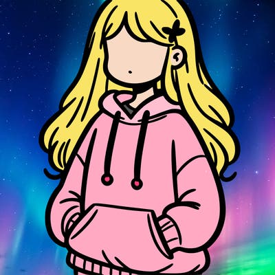 girl in sweatshirt