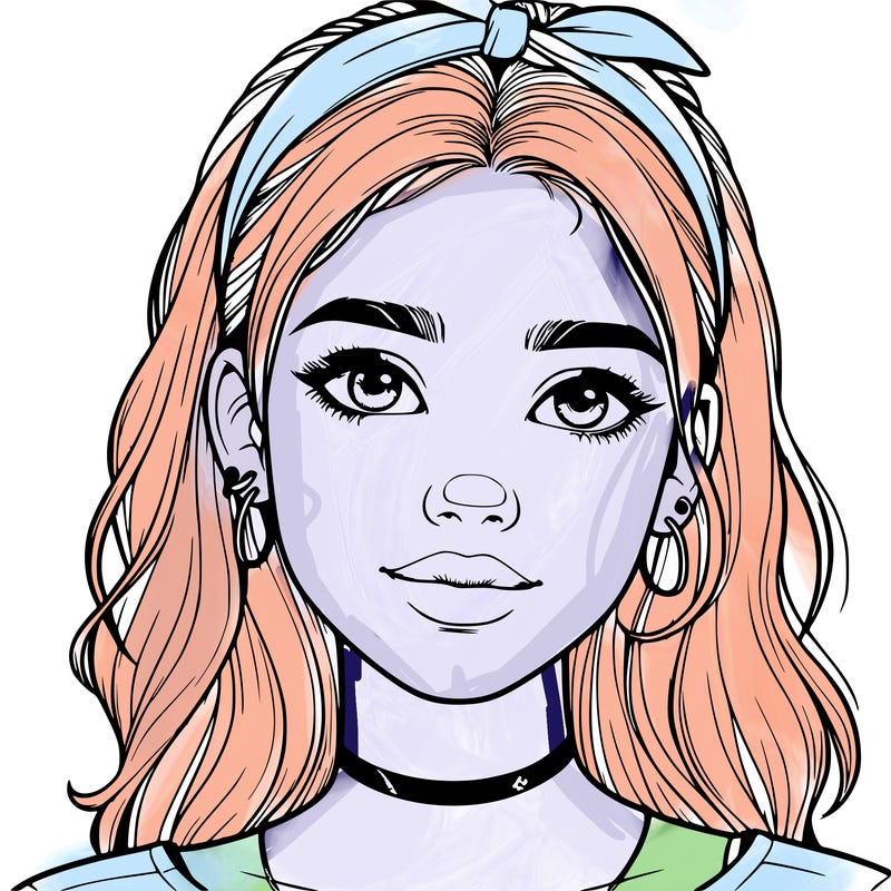 realistic teenage girl