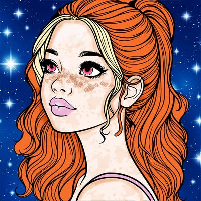 beautiful realistic girl