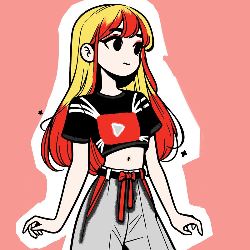 girl in a cute crop top