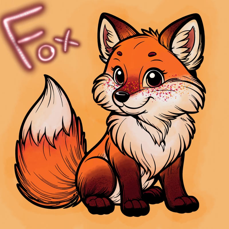 realistic fox