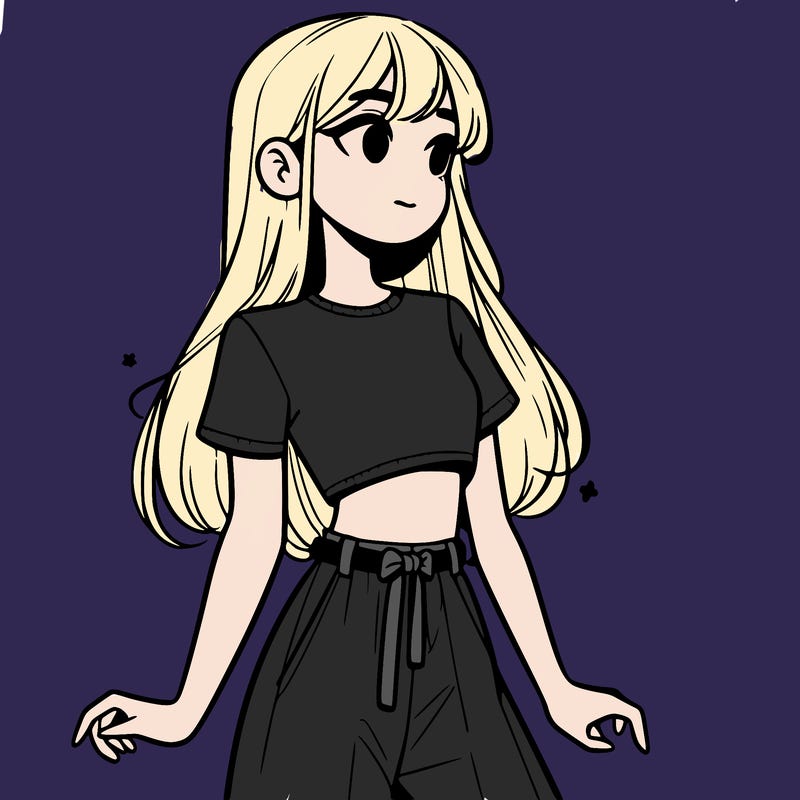 girl in a cute crop top