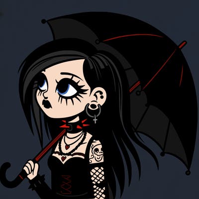 goth girl