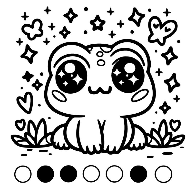 cute aesthetic frog
