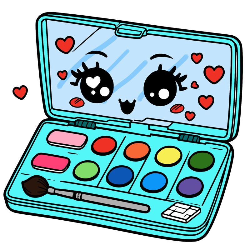 makeup pallet