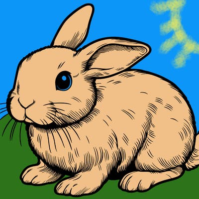 realistic bunny