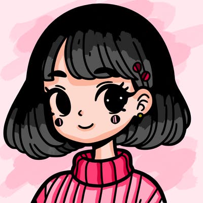 short hair girl