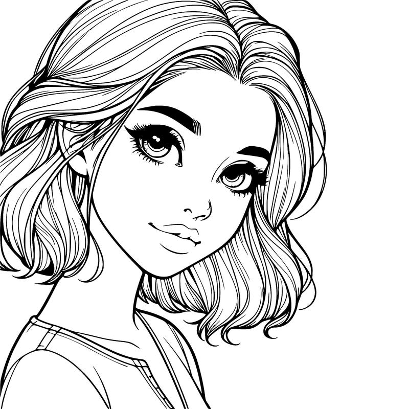 beautiful realistic girl