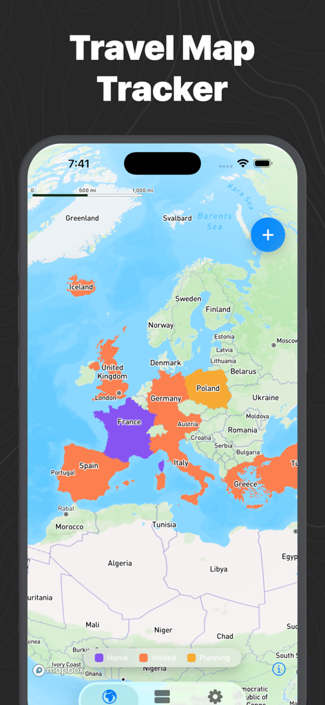 Countries Visited Map: Been - Travel App | MWM