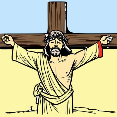 jesus on the cross