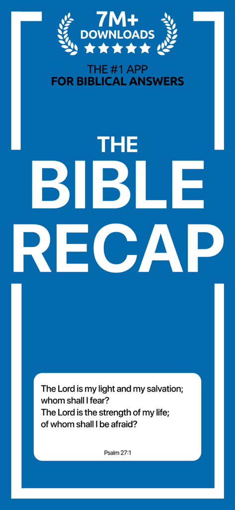 Bible Recap Tara Leigh Cobble - The Bible Recap app showing a daily Bible verse card from Psalm 27