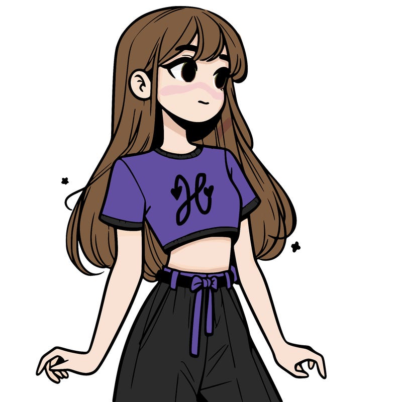 girl in a cute crop top