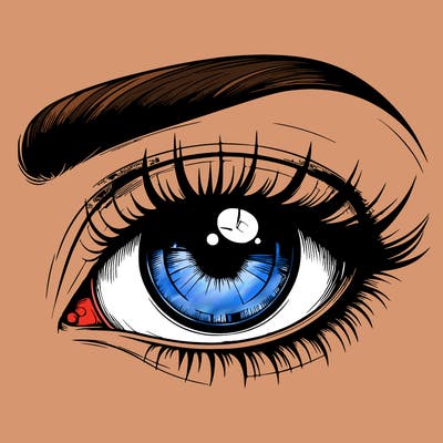 realistic eye