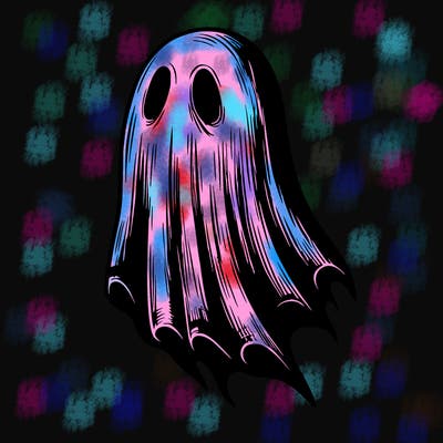 realistic creepy ghost