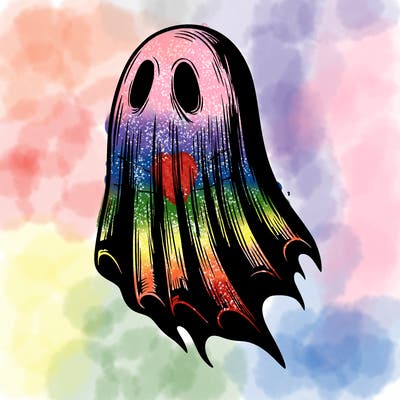 realistic creepy ghost