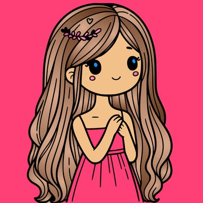 girl  with long  hair