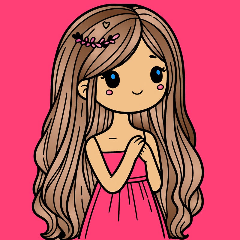 girl  with long  hair