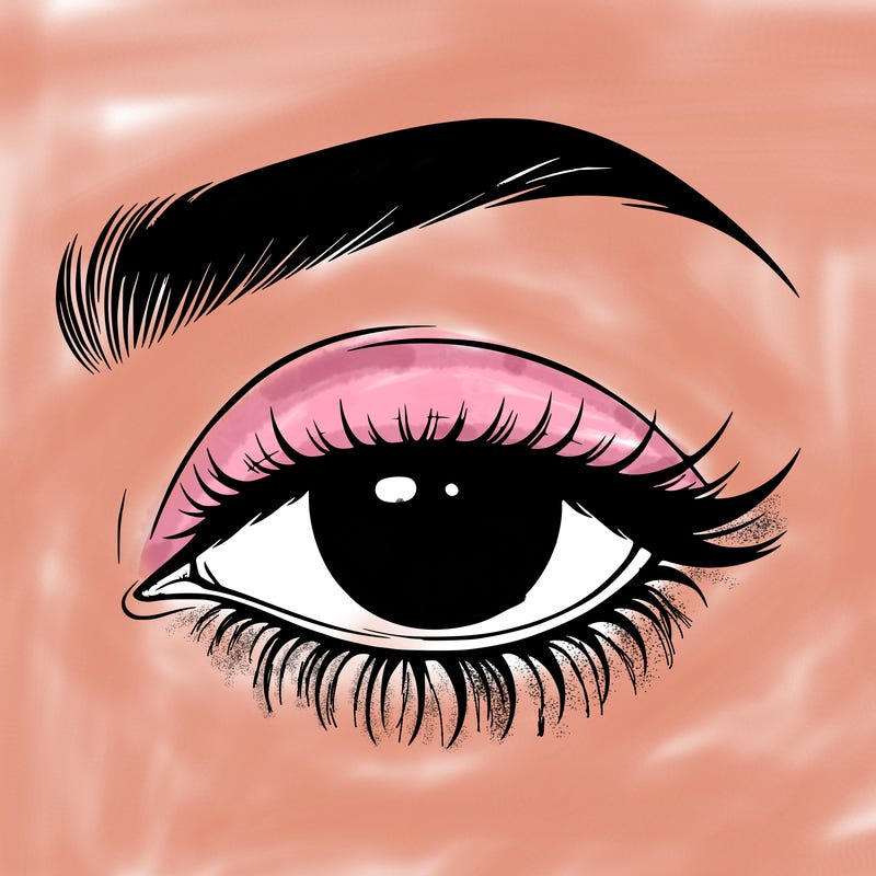 eye closed realistic