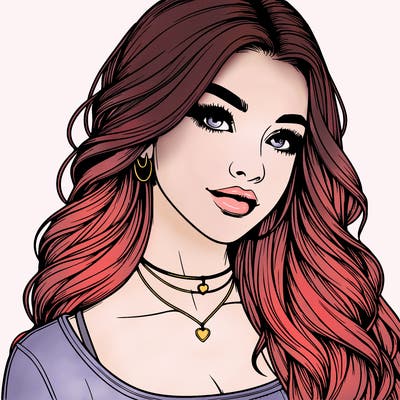 detailed realistic girl