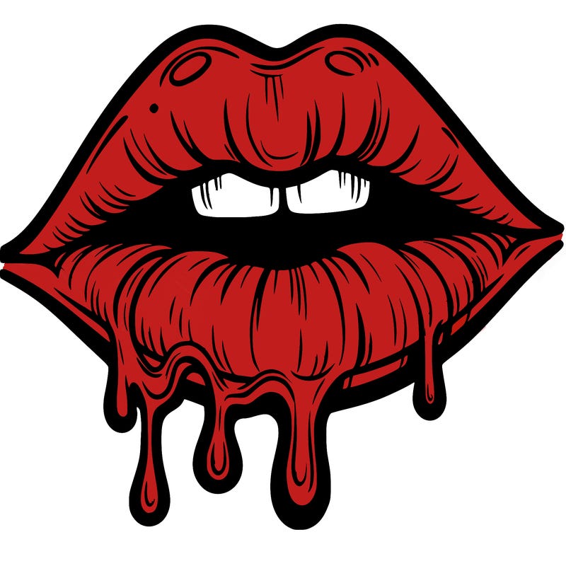 lips that look realistic and drip