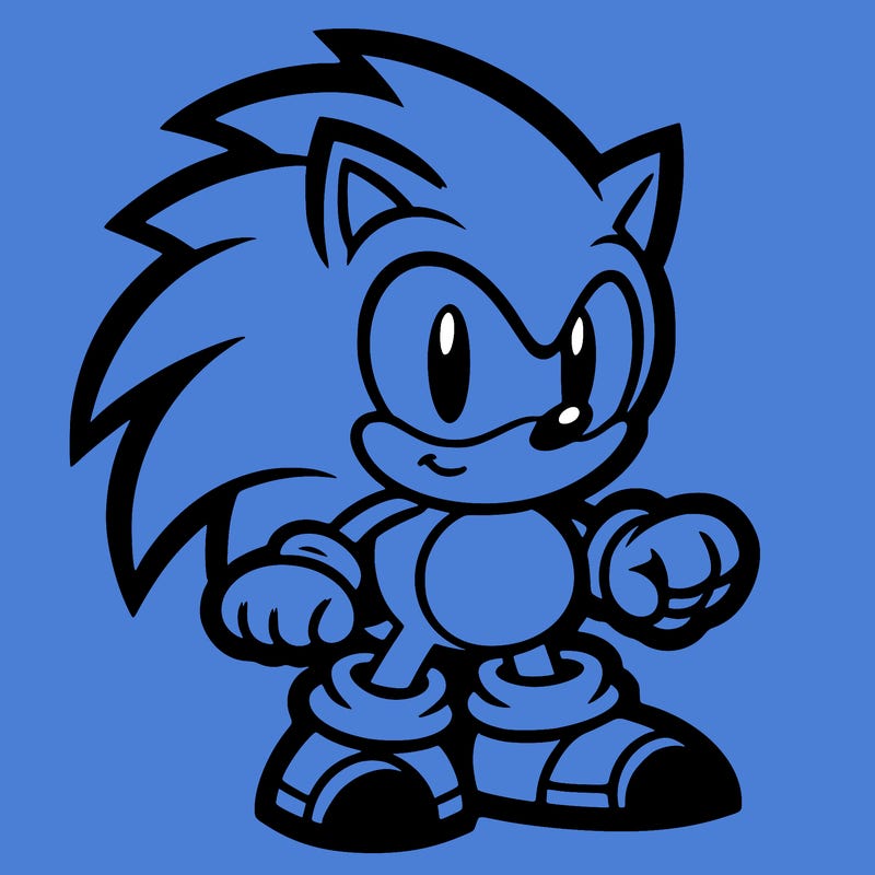 the video game character sonic