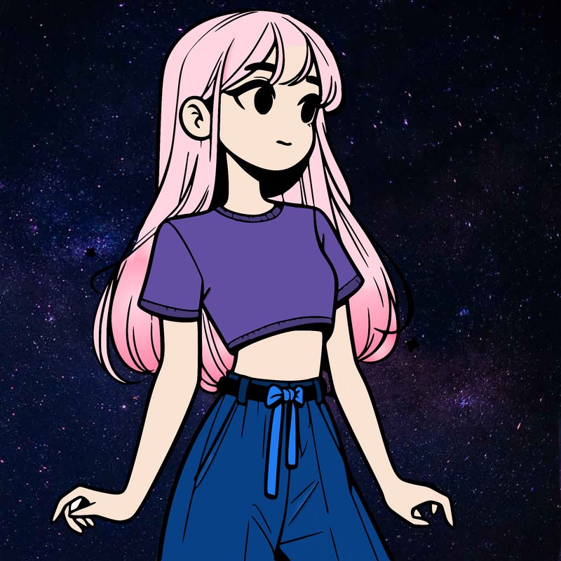 girl in a cute crop top