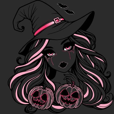 realistic female halloween beautiful spooky