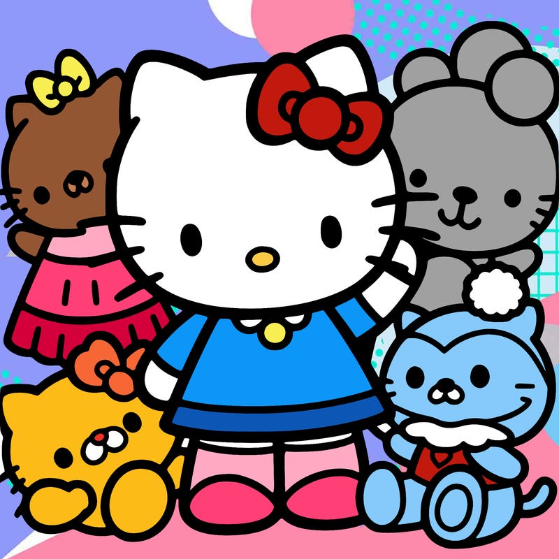 hello kitty and friends