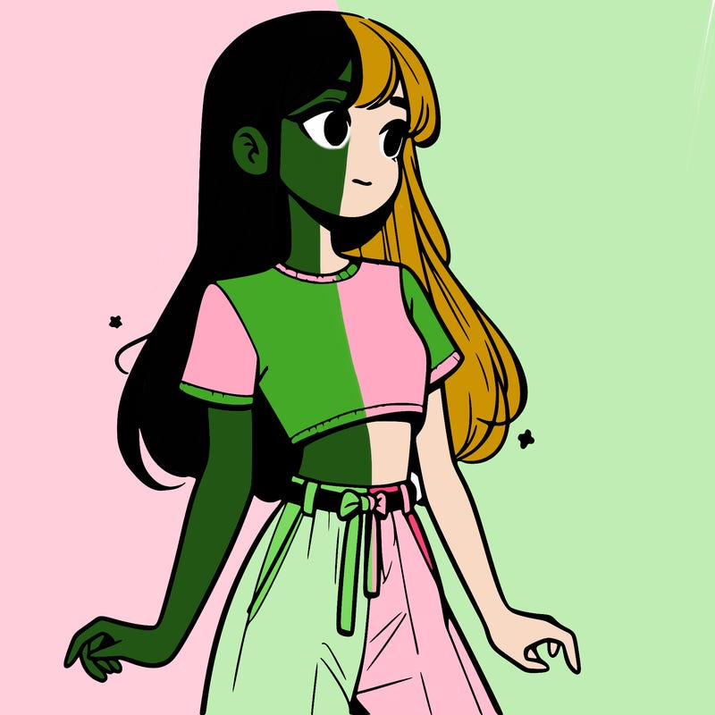 girl in a cute crop top