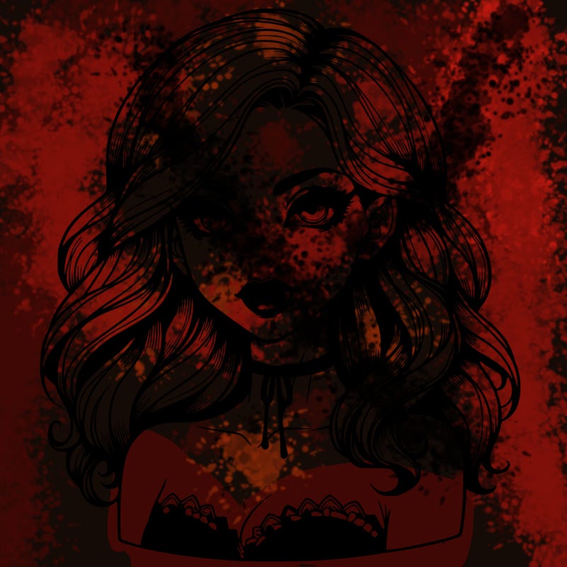 vampire girl realistic