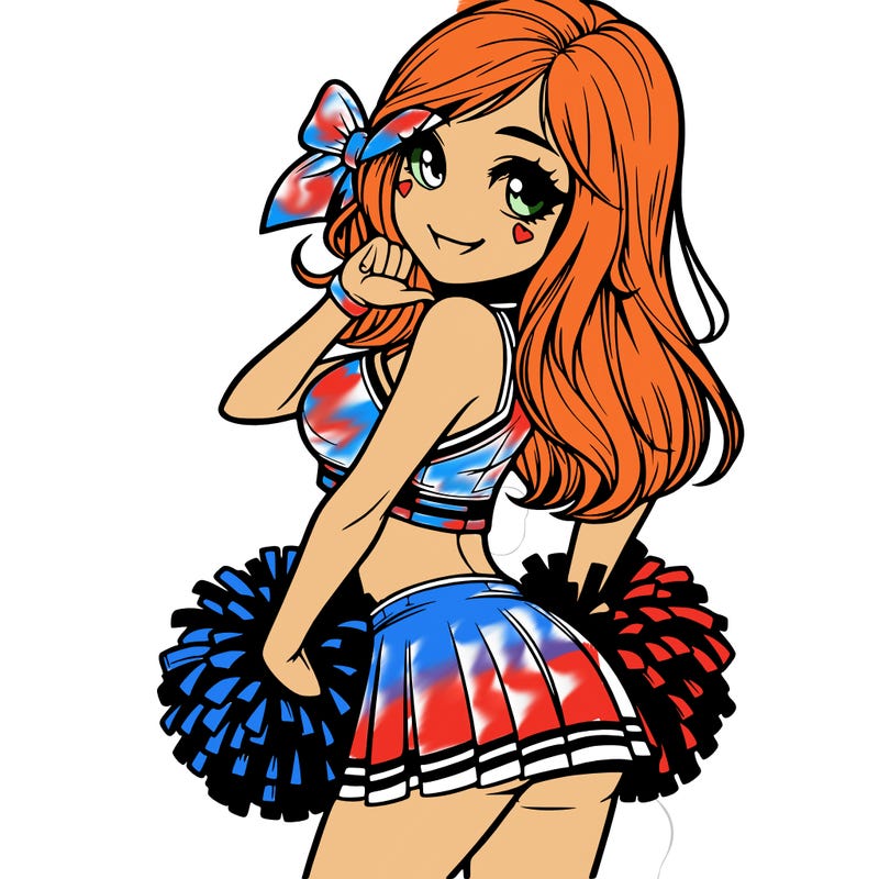 realistic cheerleader