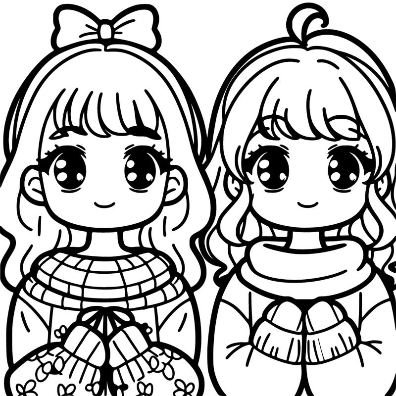 two girls