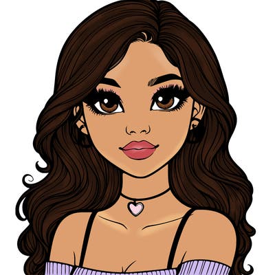 realistic pretty girl