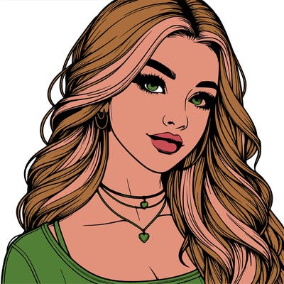 detailed realistic girl