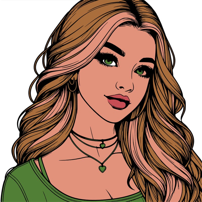 detailed realistic girl