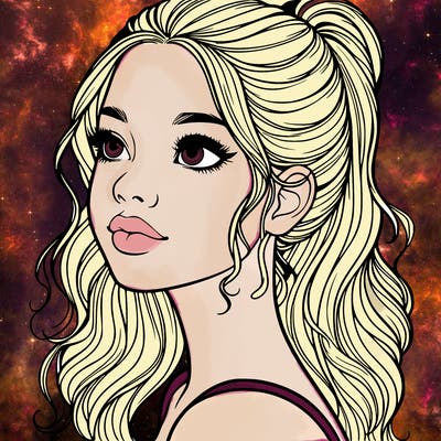 beautiful realistic girl