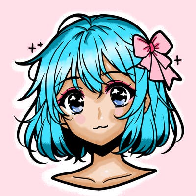 anime girl face