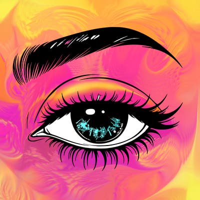 eye closed realistic