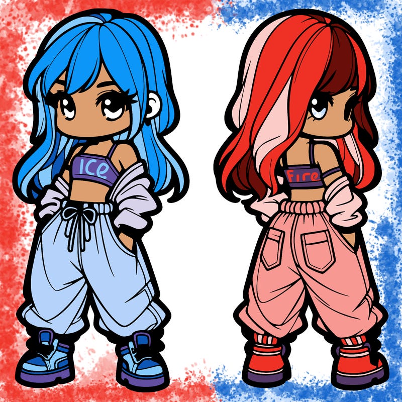 girl in crop top and baggy pants