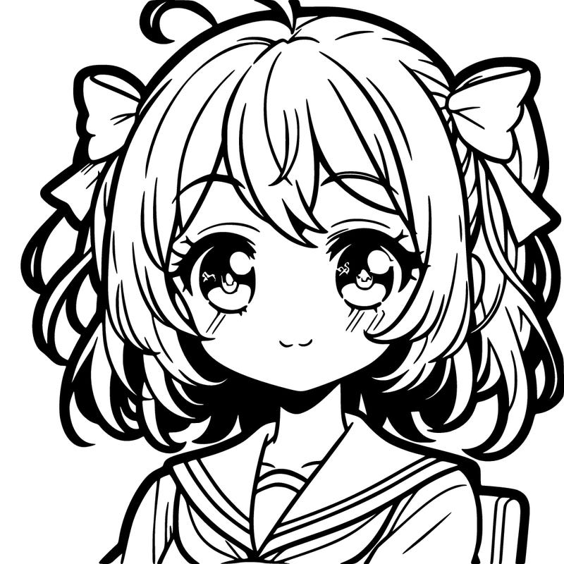 manga character girl