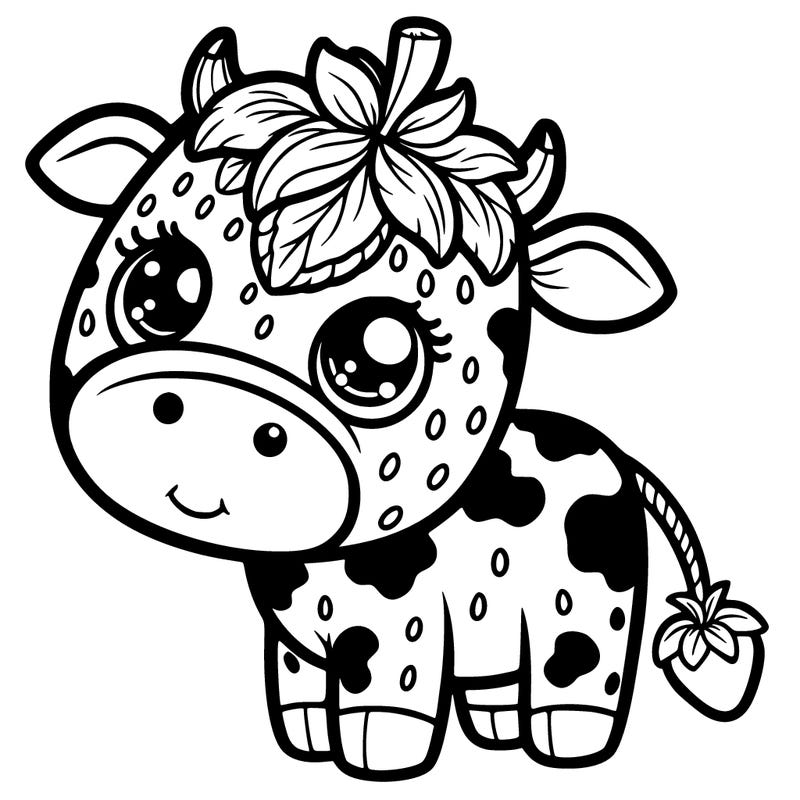 strawberry cow