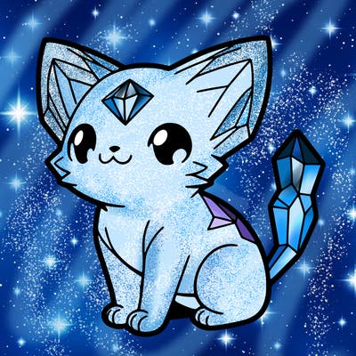 crystal kitten